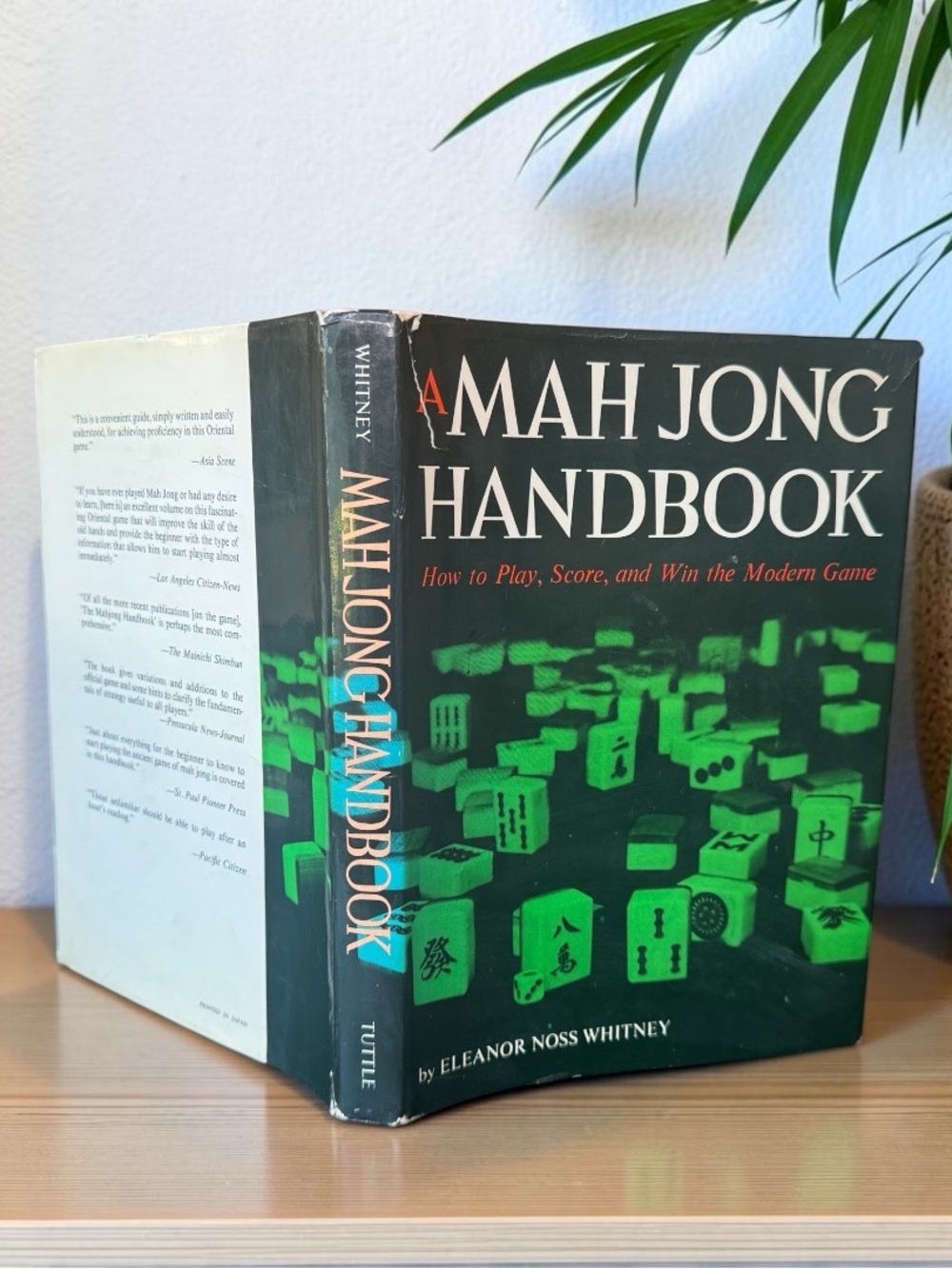 Vintage Mah Jong Handbook Hardcover Eleanor Noss Whitney Tuttle Mahjong Guide - Picture 3 of 12